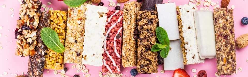 Overly sweet granola bars