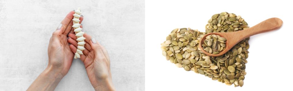 Pumpkin seeds for bone and heart health