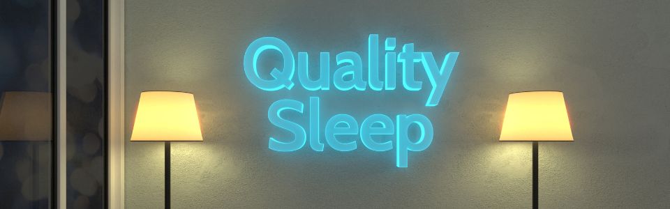 Quality sleep signage