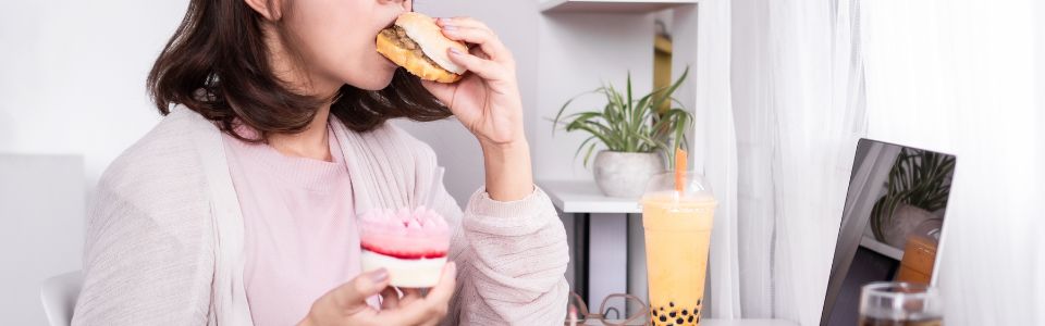 Stress eating.