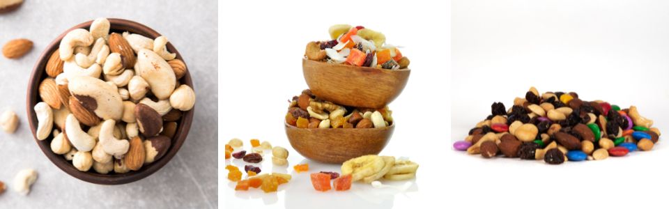 Variety of trial mixes
