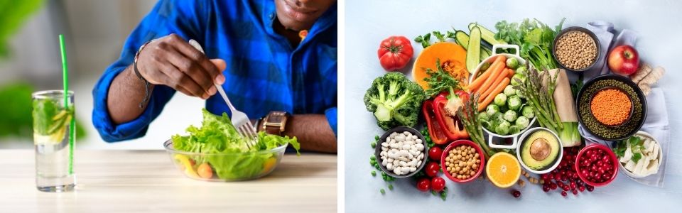 Eating varieties of high fiber food and hydration is important.