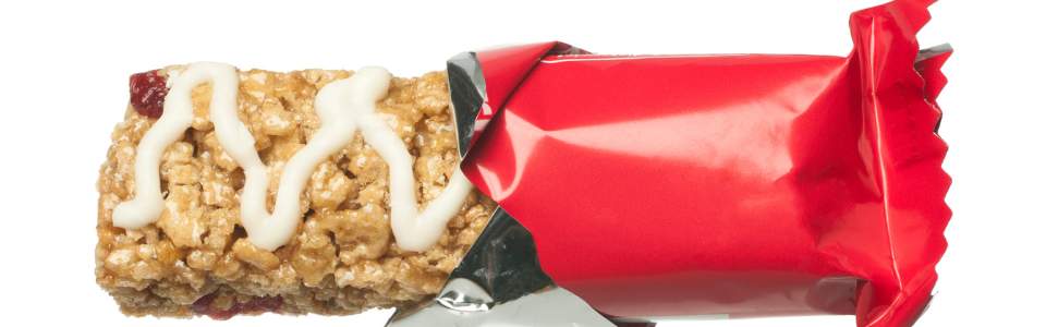 Granola bar wrap.