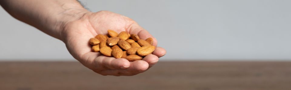 A handful of almonds.