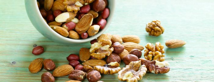 A bowl of mixed nuts