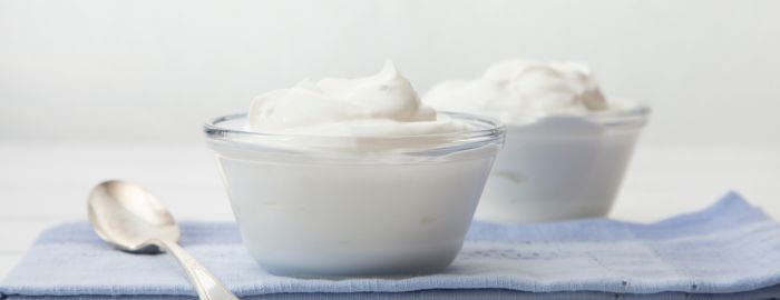 Bowl of yoghurt