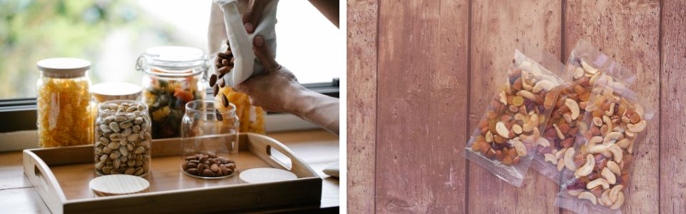 Storing nuts