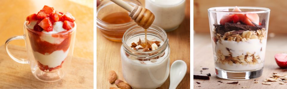Varieties of yoghurt