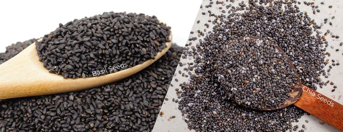 Basil seeds vs chia seeds