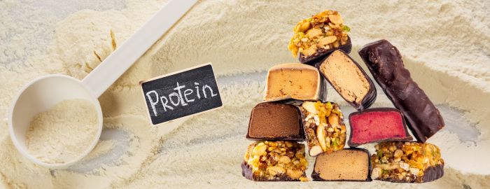 Protein bar protein content