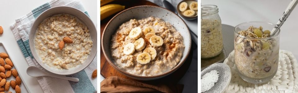 Simple oatmeal for night time